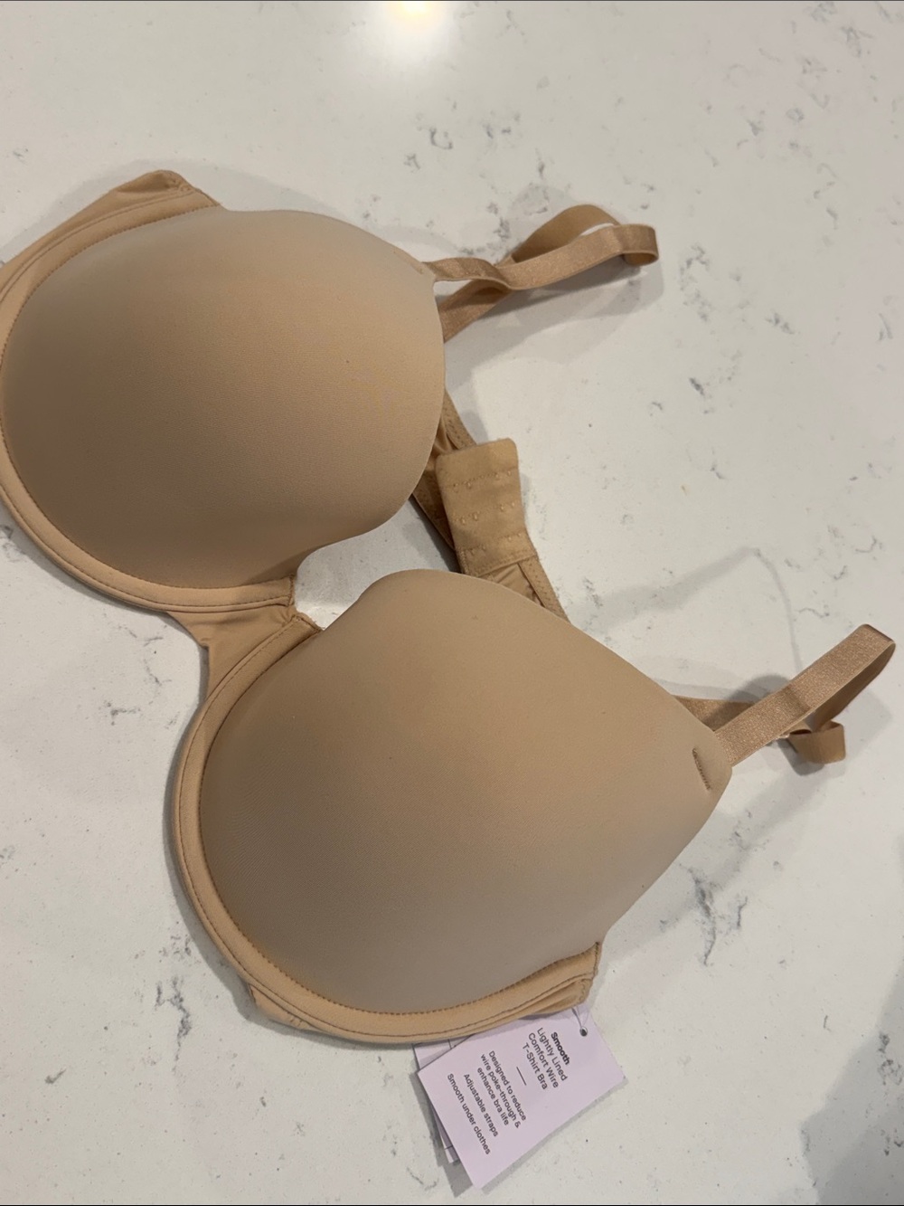 aerie Beige T-Shirt Bra - Smooth Molded Cups
